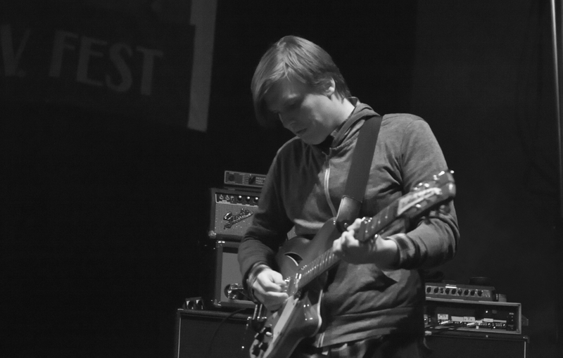 Chris Walla of Death Cab, playing his final US show with the band.